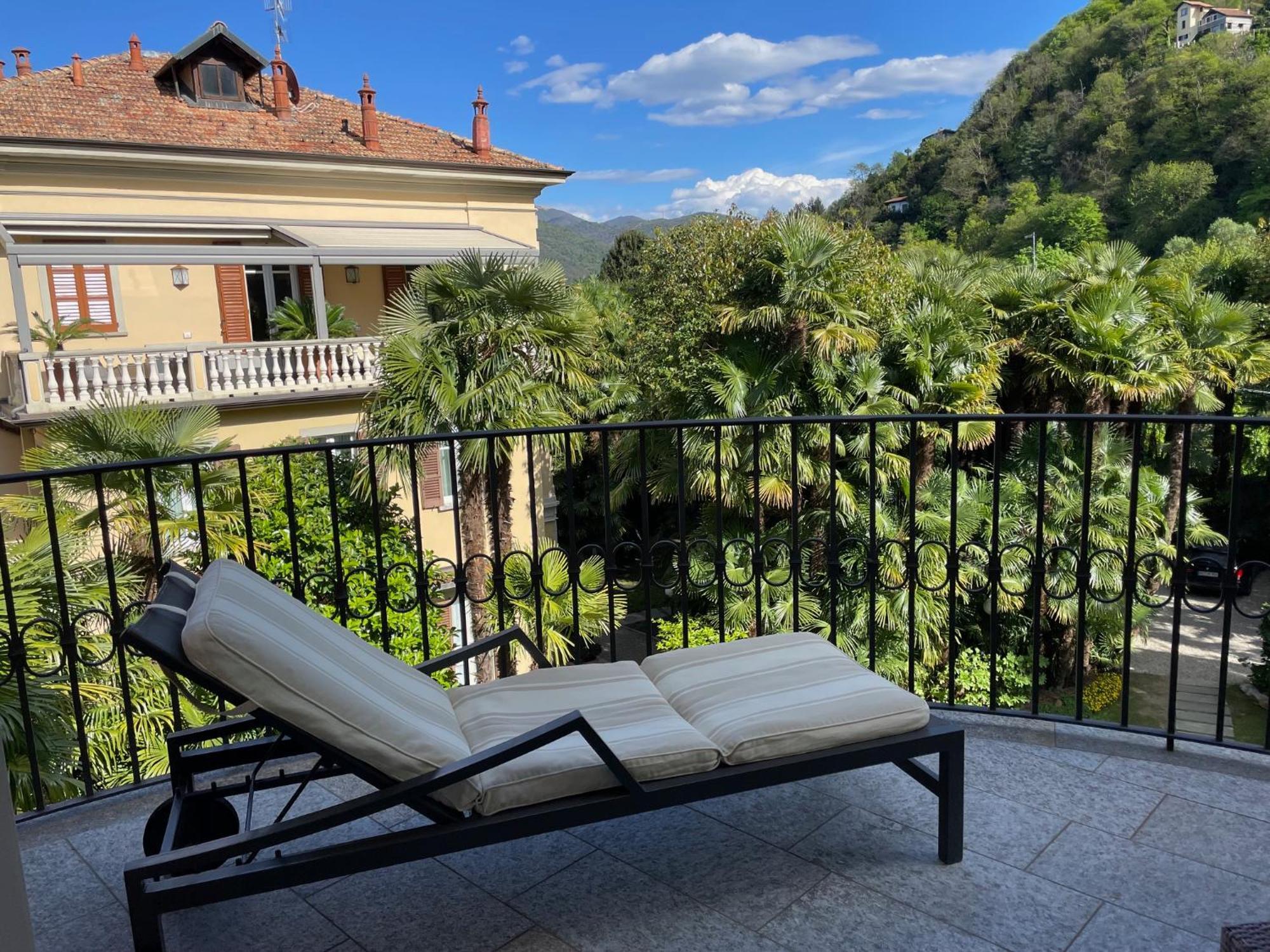 Villa Palmira Kinderfreies Hotel Cannobio Bagian luar foto